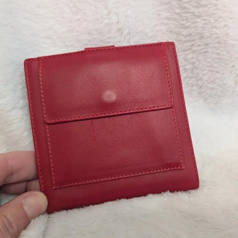Authentic Valentino Garavani Embossed Bifold Wallet